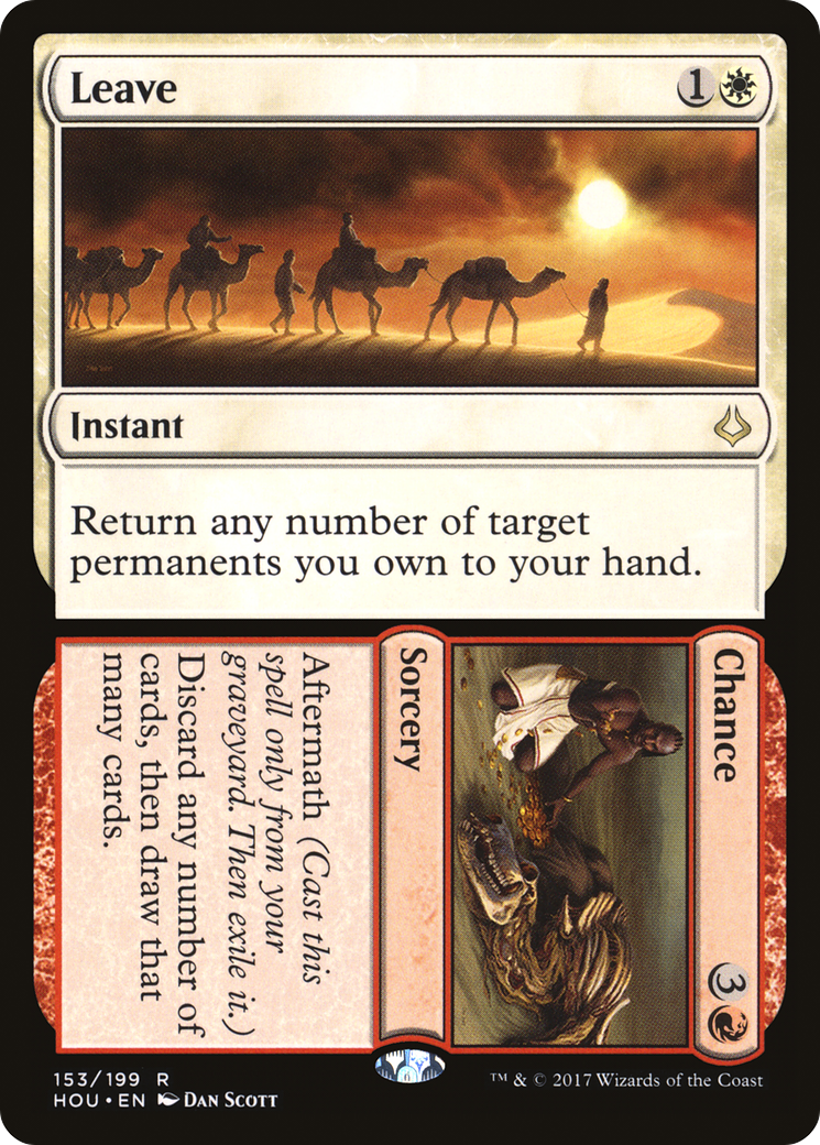 {R} Leave // Chance [Hour of Devastation][HOU 153]