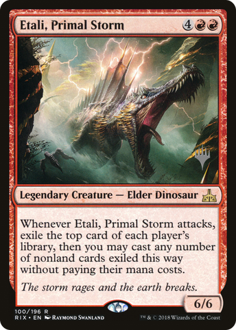 {R} Etali, Primal Storm (Promo Pack) [Rivals of Ixalan Promos][PP RIX 100]