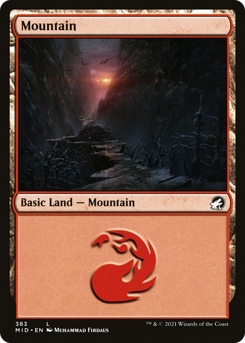 {B}[MID 383] Mountain (383) [Innistrad: Midnight Hunt]