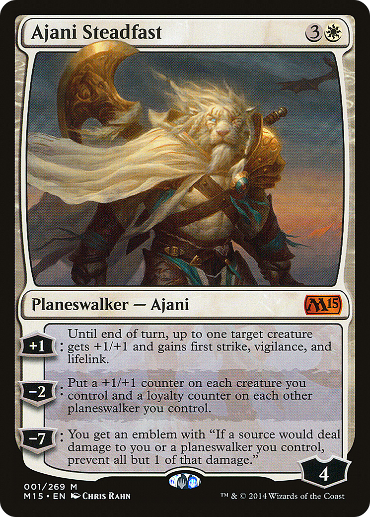 {R} Ajani Steadfast [Magic 2015][M15 001]