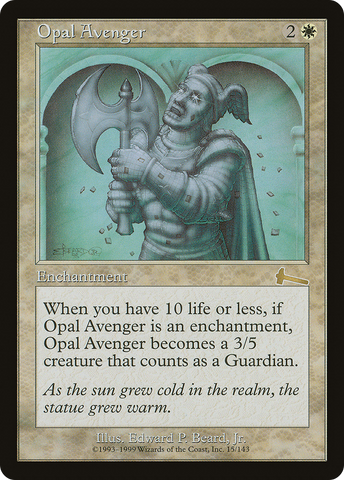{R} Opal Avenger [Urza's Legacy][ULG 015]