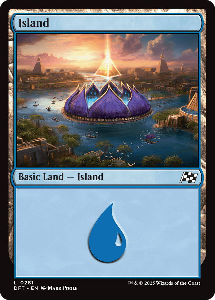 {B}[DFT 281] Island (0281) [Aetherdrift]