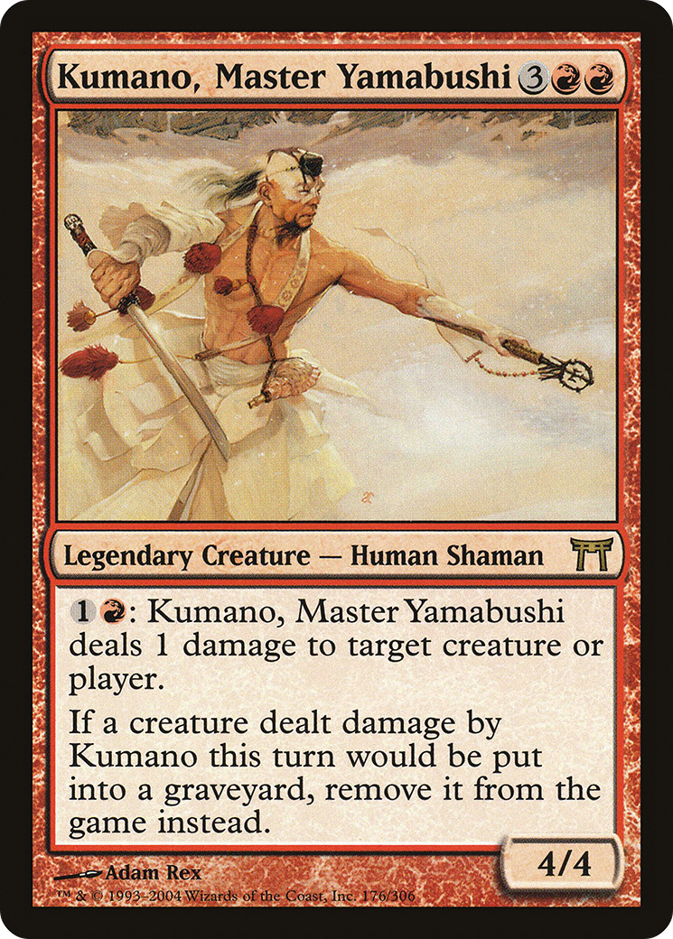 {R} Kumano, Master Yamabushi [Champions of Kamigawa][CHK 176]