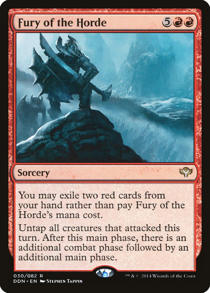 {R} Fury of the Horde [Duel Decks: Speed vs. Cunning][DDN 030]