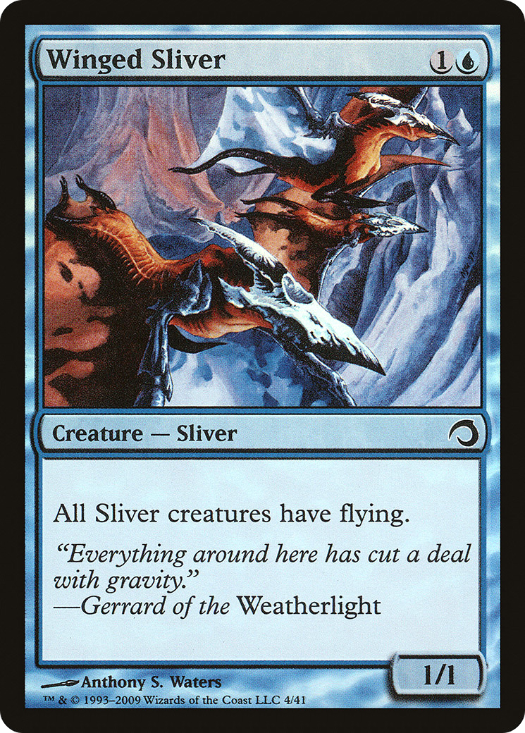 {C} Winged Sliver [Premium Deck Series: Slivers][H09 004]