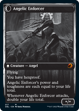 {R} Enduring Angel // Angelic Enforcer [Innistrad: Double Feature][DBL 017]