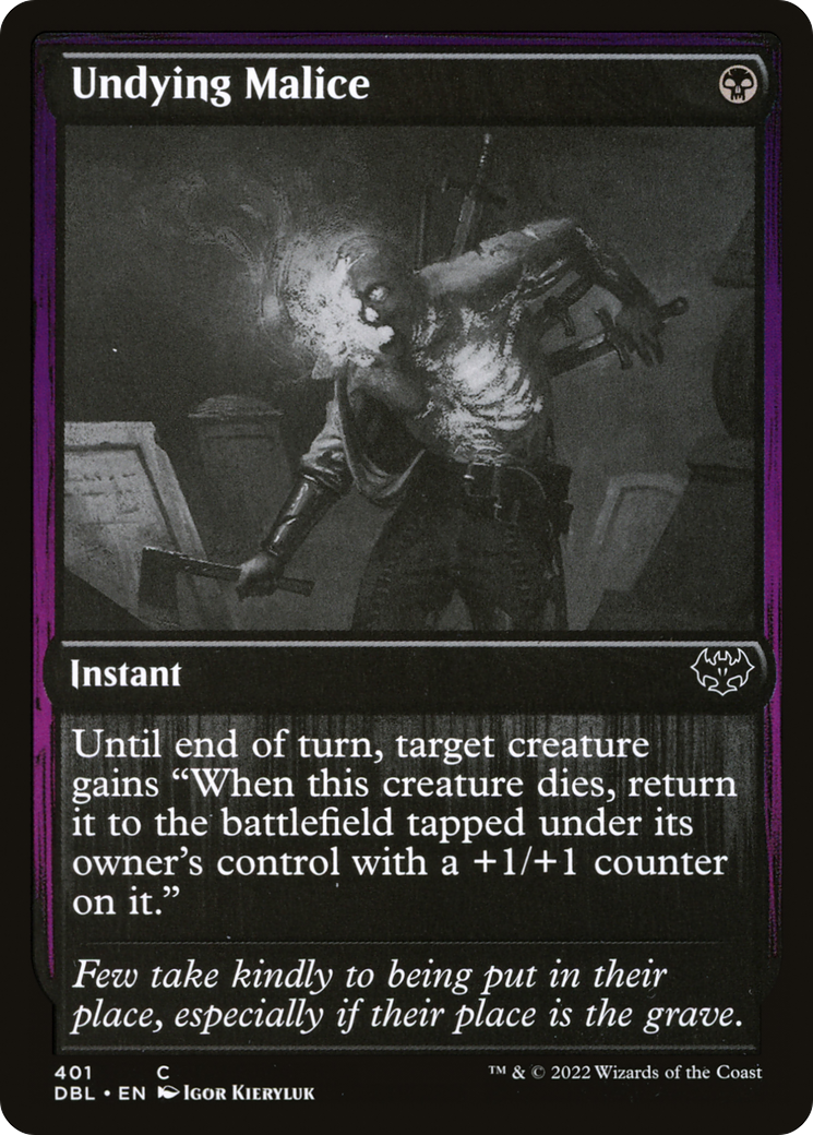 {C} Undying Malice [Innistrad: Double Feature][DBL 401]