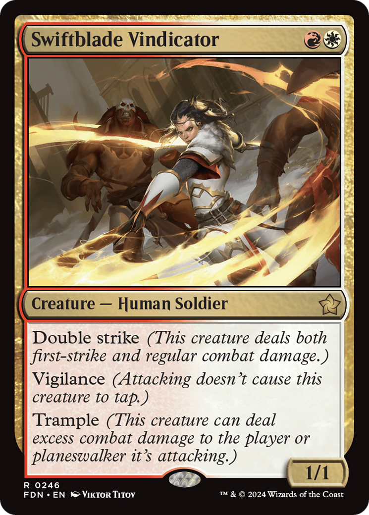 {@R} Swiftblade Vindicator [Foundations][FDN 246]