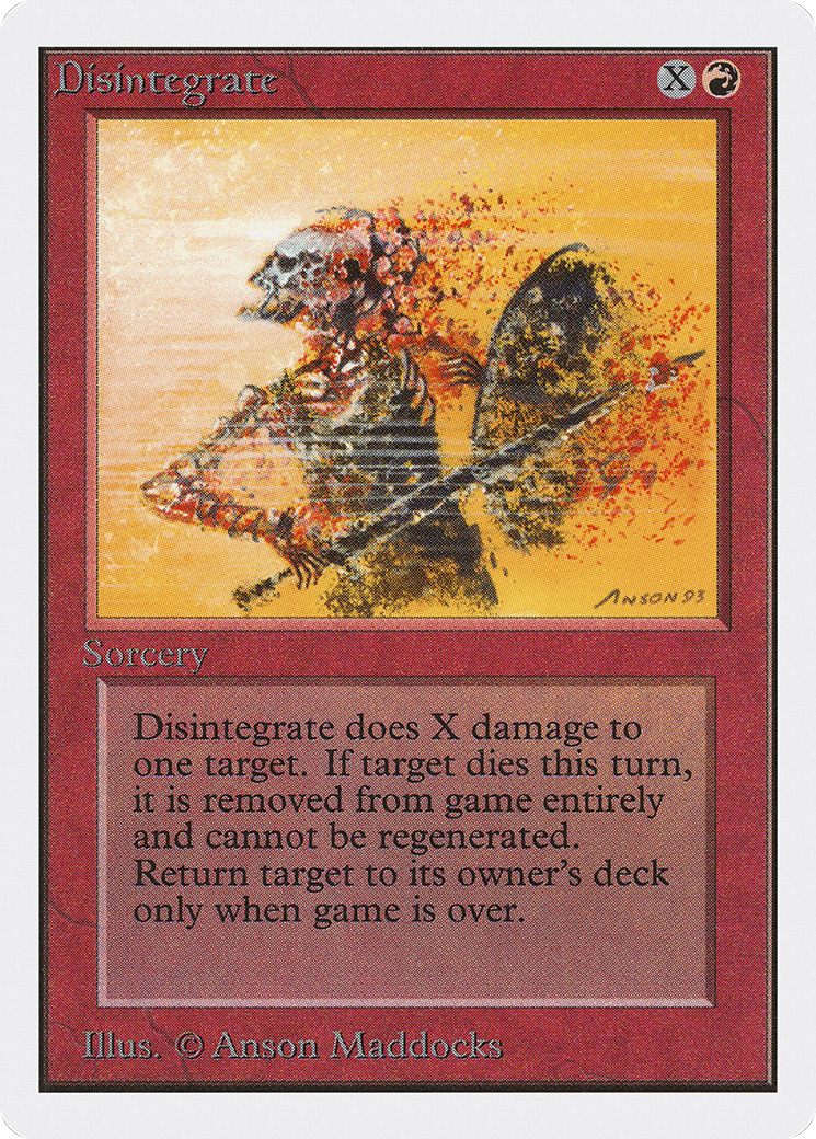 {C} Disintegrate [Unlimited Edition][2ED 141]