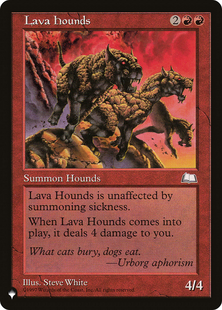 Lava Hounds [LIST ]