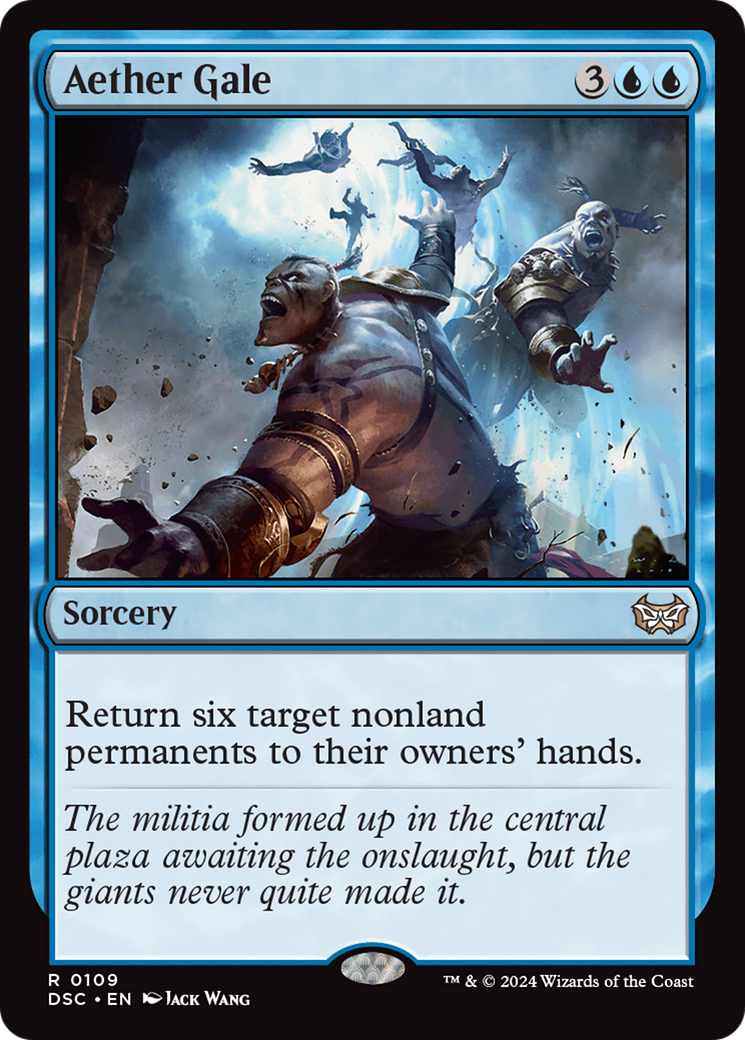 {C} Aether Gale [Duskmourn: House of Horror Commander][DSC 109]