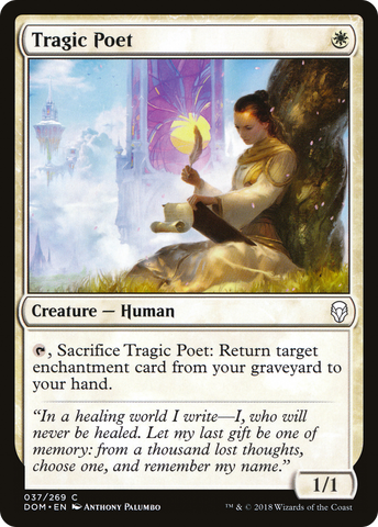 {C} Tragic Poet [Dominaria][DOM 037]