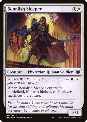{C} Benalish Sleeper [Dominaria United][DMU 008]