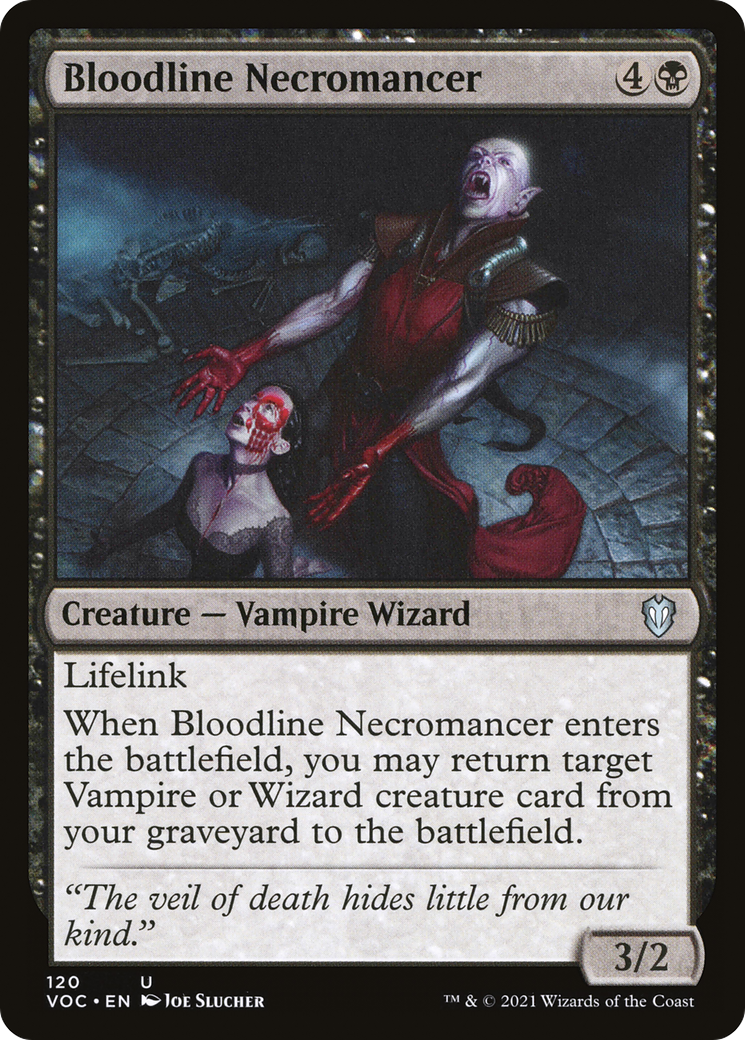 {C} Bloodline Necromancer [Innistrad: Crimson Vow Commander][VOC 120]