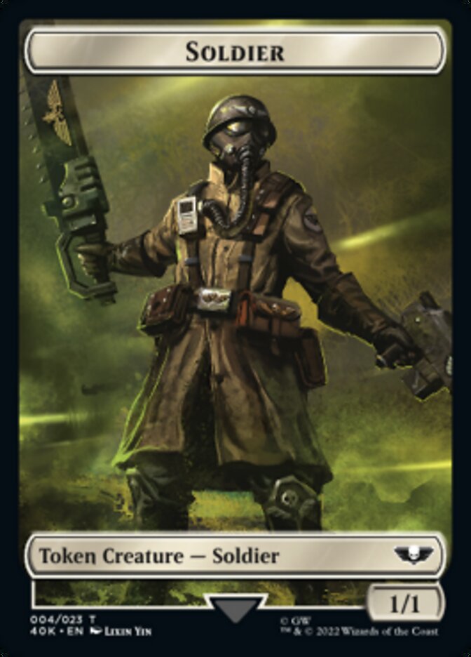 {T} Soldier (004) // Vanguard Suppressor Double-sided Token [Universes Beyond: Warhammer 40,000 Tokens][T40K 010]