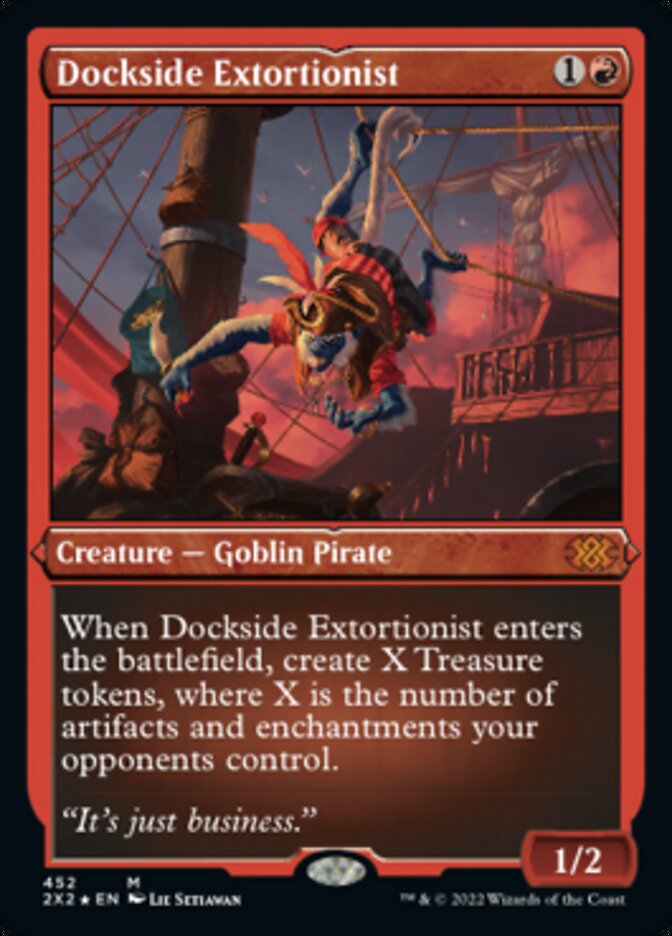 {R} Dockside Extortionist (Foil Etched) [Double Masters 2022][2X2 452]