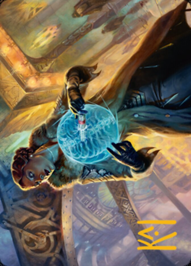 {A} Writ of Return Art Card (Gold-Stamped Signature) [Streets of New Capenna Art Series][GS ASNC 059]