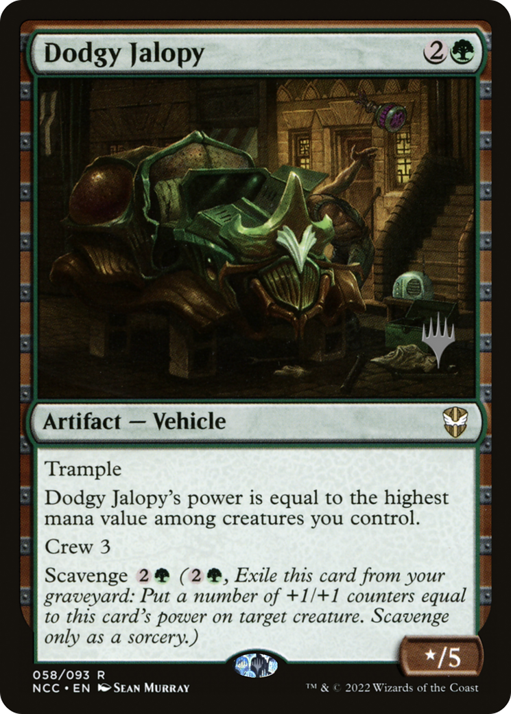 {R} Dodgy Jalopy (Promo Pack) [Streets of New Capenna Commander Promos][PP NCC 058]