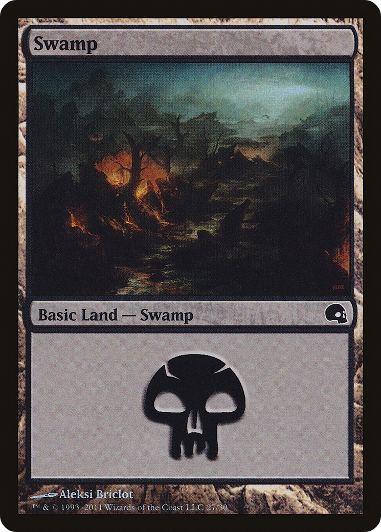 {B}[PD3 027] Swamp (27) [Premium Deck Series: Graveborn]