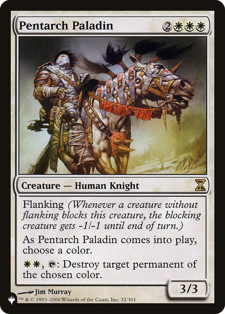 {R} Pentarch Paladin [The List][LS TSP 032]