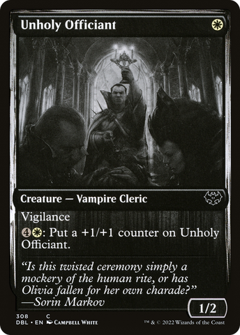 {C} Unholy Officiant [Innistrad: Double Feature][DBL 308]