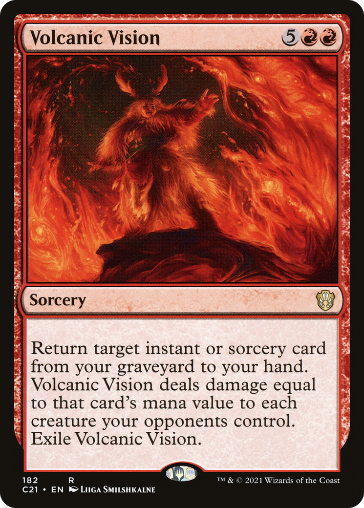 {R} Volcanic Vision [Commander 2021][C21 182]