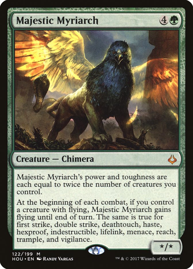 {R} Majestic Myriarch [Hour of Devastation][HOU 122]