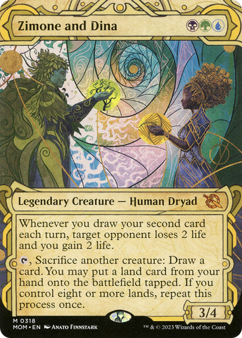 {R} Zimone and Dina (Multiverse Legends) [March of the Machine][MOM 318]
