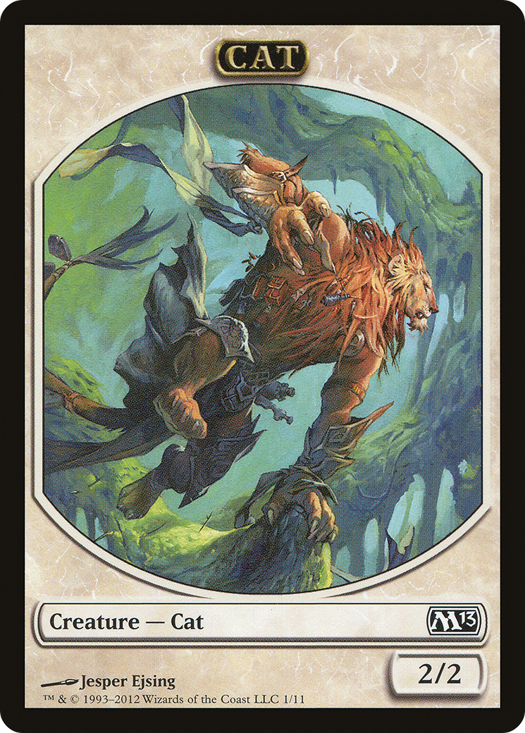{T} Cat Token [Magic 2013 Tokens][TM13 001]