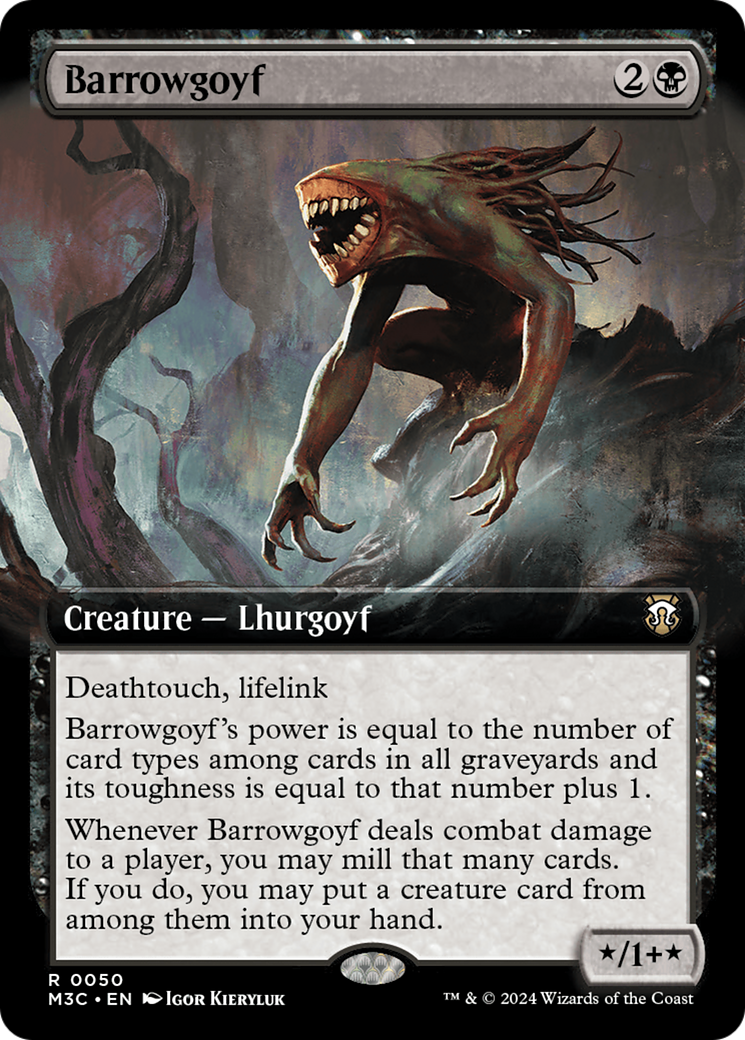 {R} Barrowgoyf (Extended Art) [Modern Horizons 3 Commander][M3C 050]