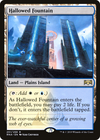 {R} Hallowed Fountain [Ravnica Allegiance][RNA 251]