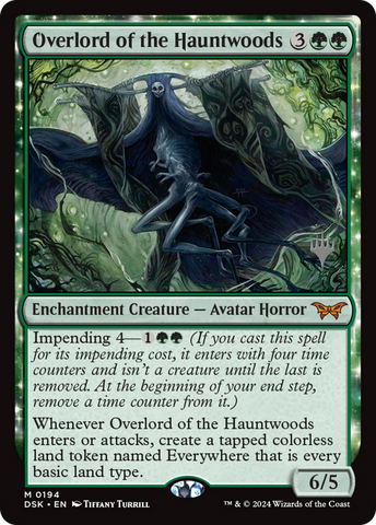 {@R} Overlord of the Hauntwoods [Duskmourn: House of Horror Promos][PP DSK 194]