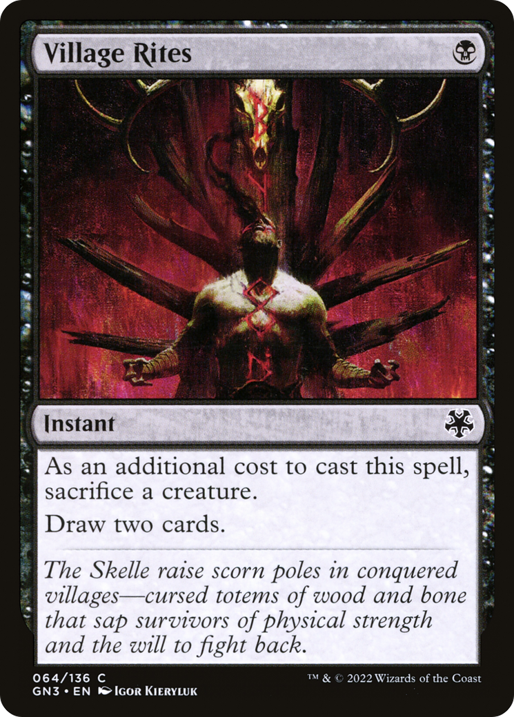 {C} Village Rites [Game Night 2022][GN3 064]