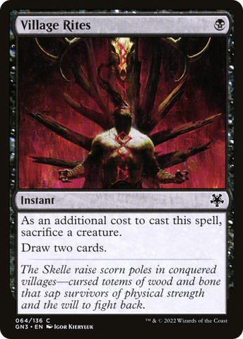 {C} Village Rites [Game Night 2022][GN3 064]