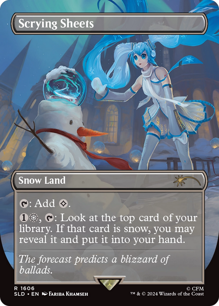 Scrying Sheets [SLD-1606]  (Borderless) Foil