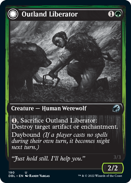 {C} Outland Liberator // Frenzied Trapbreaker [Innistrad: Double Feature][DBL 190]