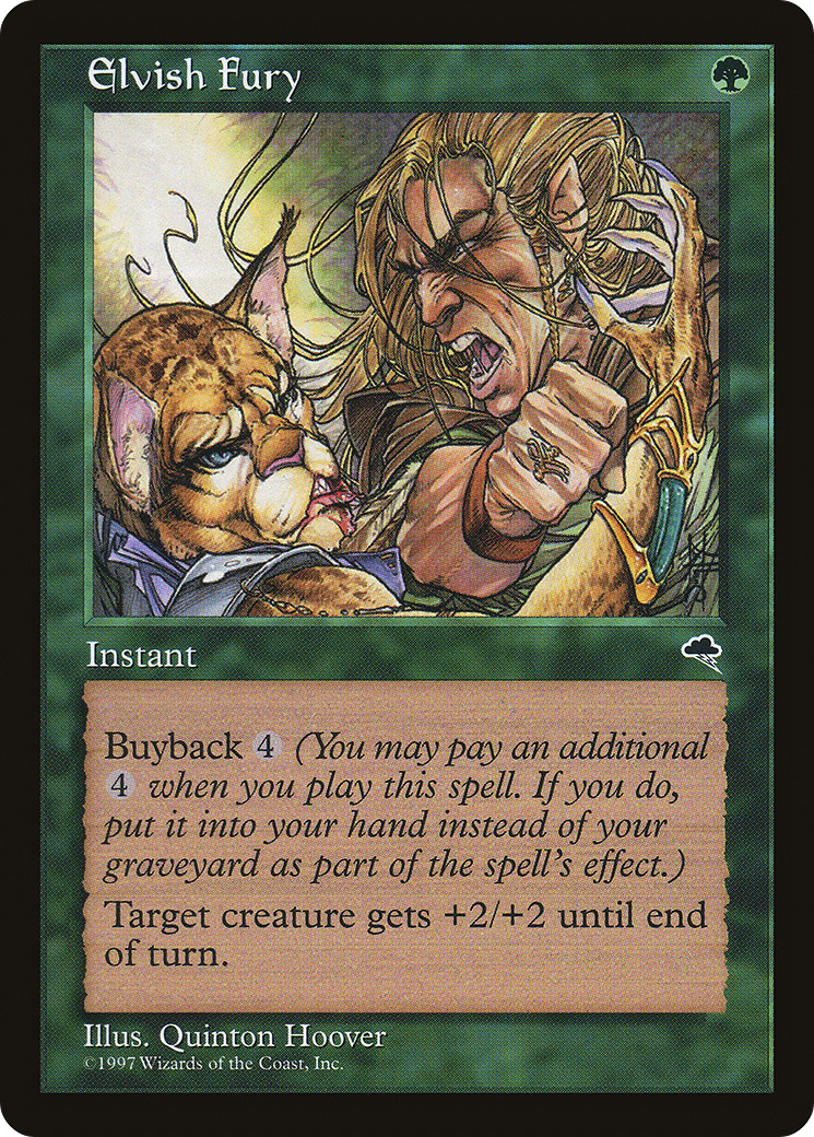 {C} Elvish Fury [Tempest][TMP 226]