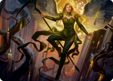 {A} Sigarda, Champion of Light Art Card [Innistrad: Midnight Hunt Art Series][AMID 068]