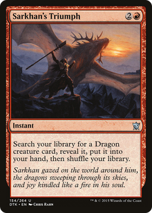 {C} Sarkhan's Triumph [Dragons of Tarkir][DTK 154]
