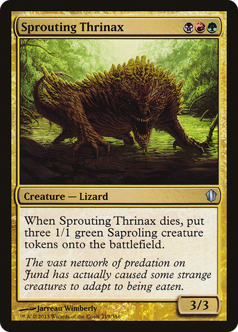 {C} Sprouting Thrinax [Commander 2013][C13 219]