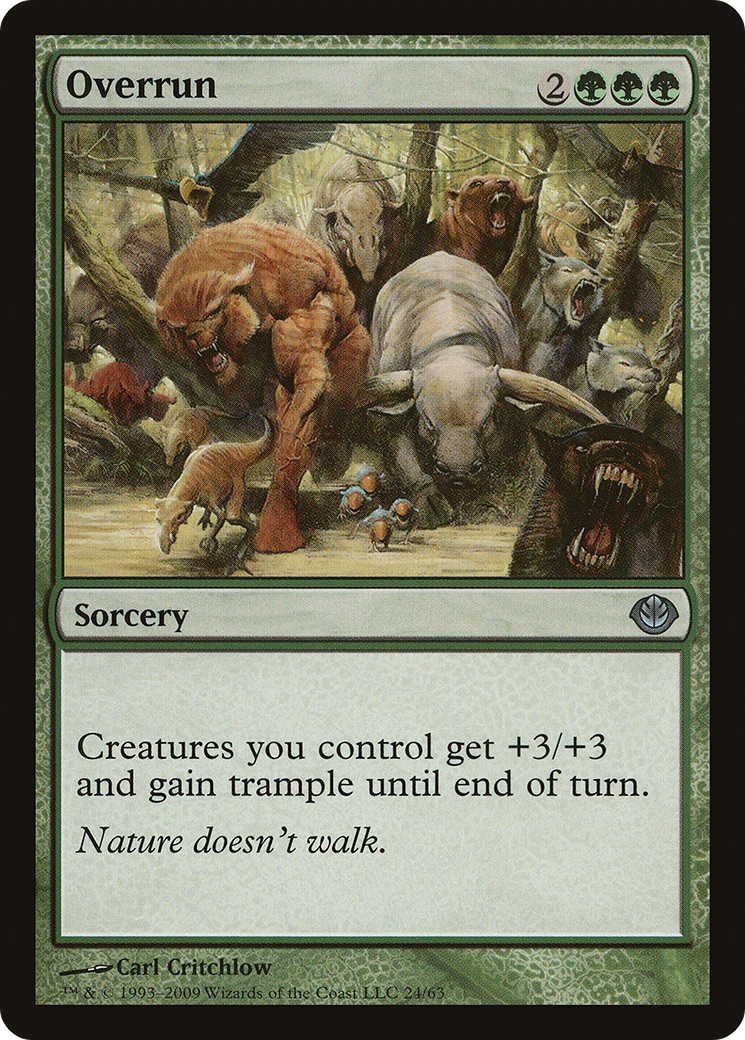 {C} Overrun [Duel Decks: Garruk vs. Liliana][DDD 024]