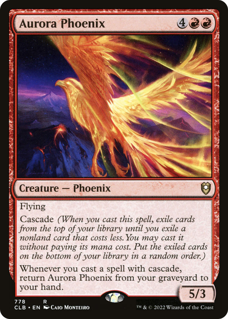 {R} Aurora Phoenix [Commander Legends: Battle for Baldur's Gate][CLB 778]