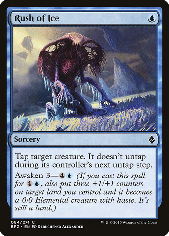 {C} Rush of Ice [Battle for Zendikar][BFZ 084]