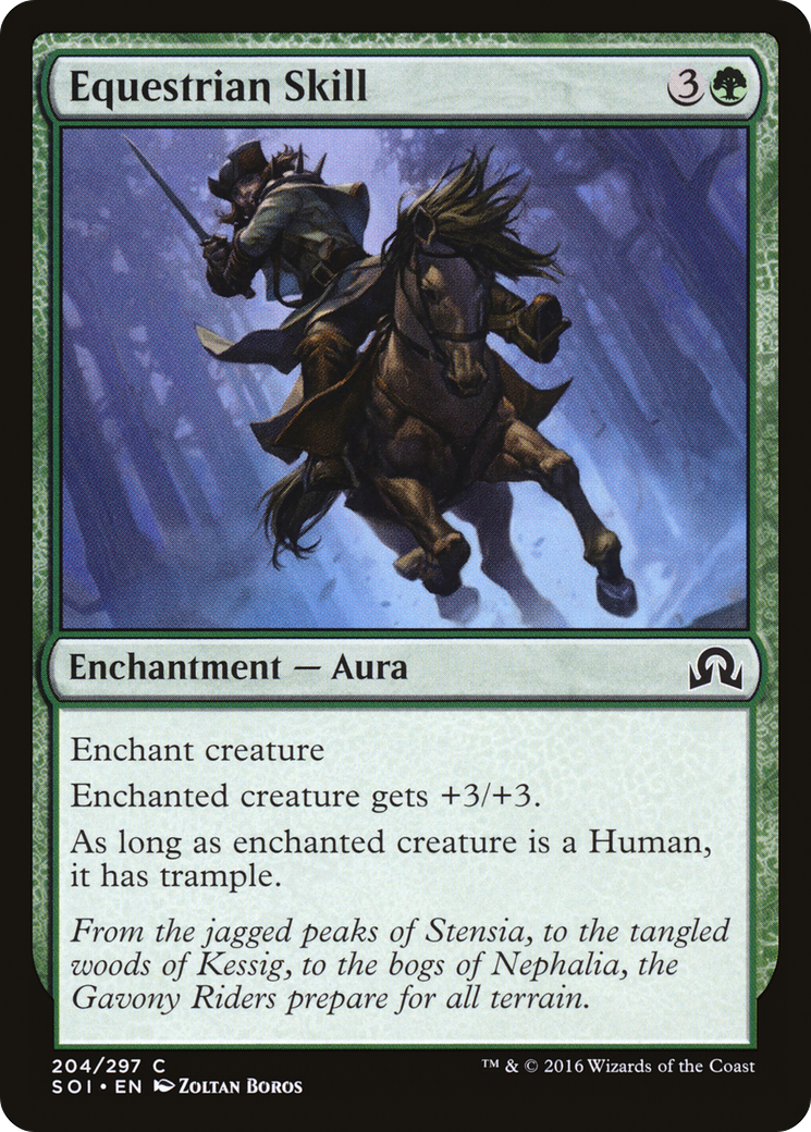 {C} Equestrian Skill [Shadows over Innistrad][SOI 204]