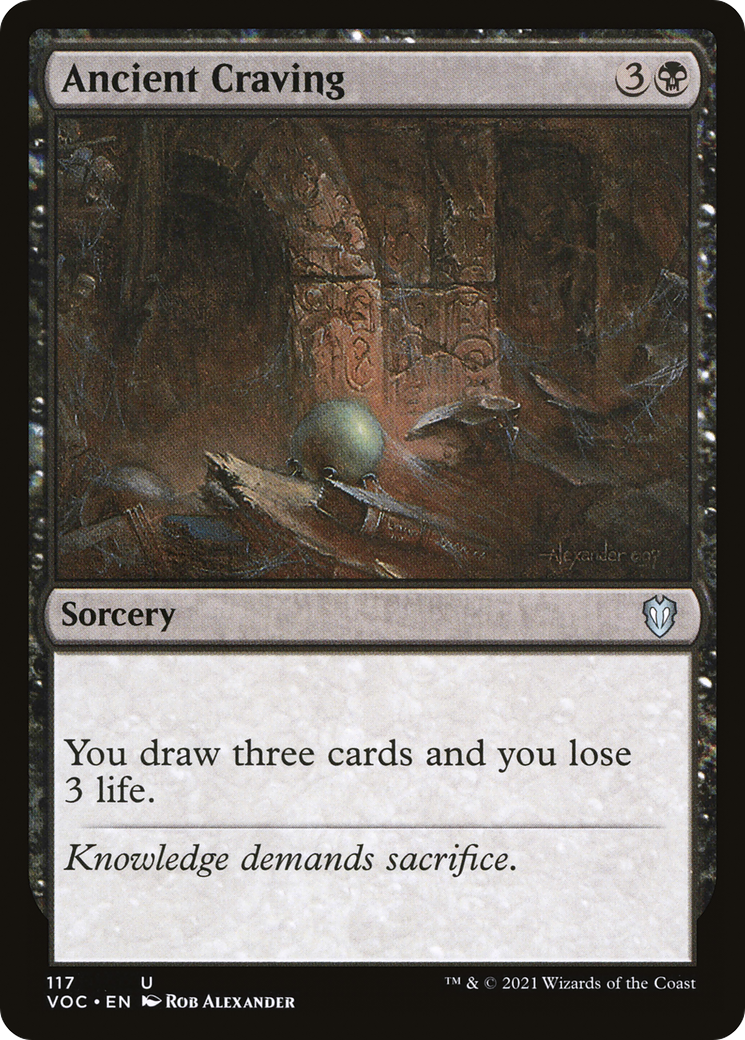 {C} Ancient Craving [Innistrad: Crimson Vow Commander][VOC 117]