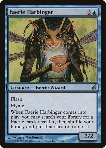 {C} Faerie Harbinger [Lorwyn][LRW 061]