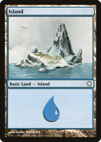 {B}[CST 373] Island (373) [Coldsnap Theme Decks]