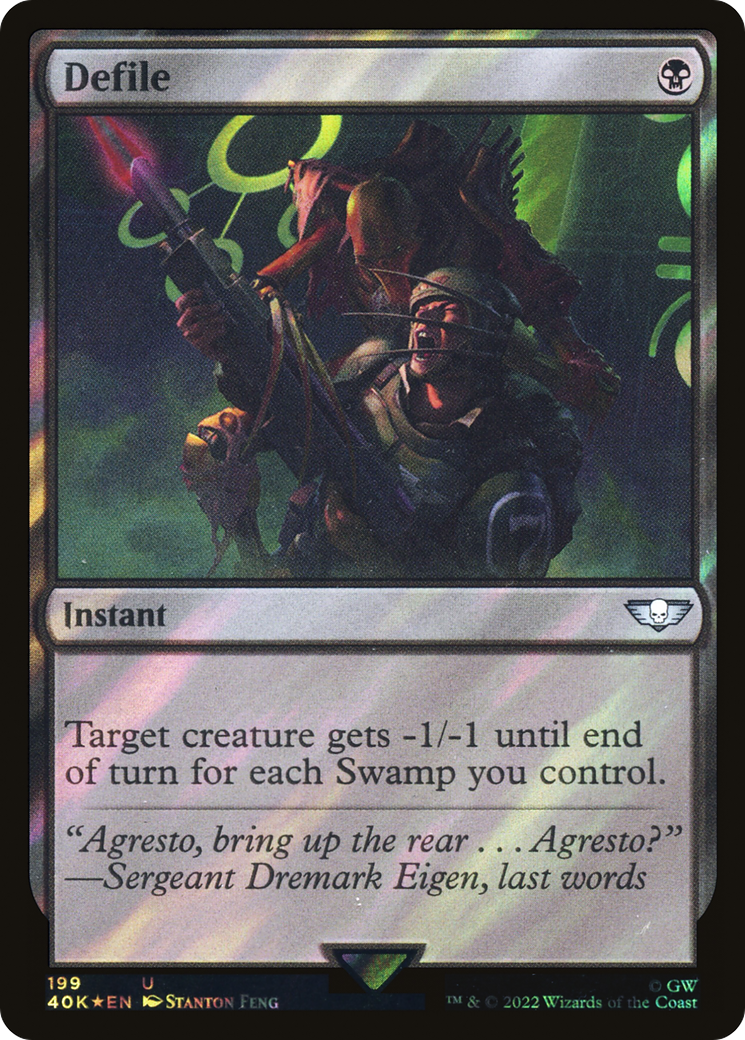 {C} Defile (Surge Foil) [Universes Beyond: Warhammer 40,000][SF 40K 199]