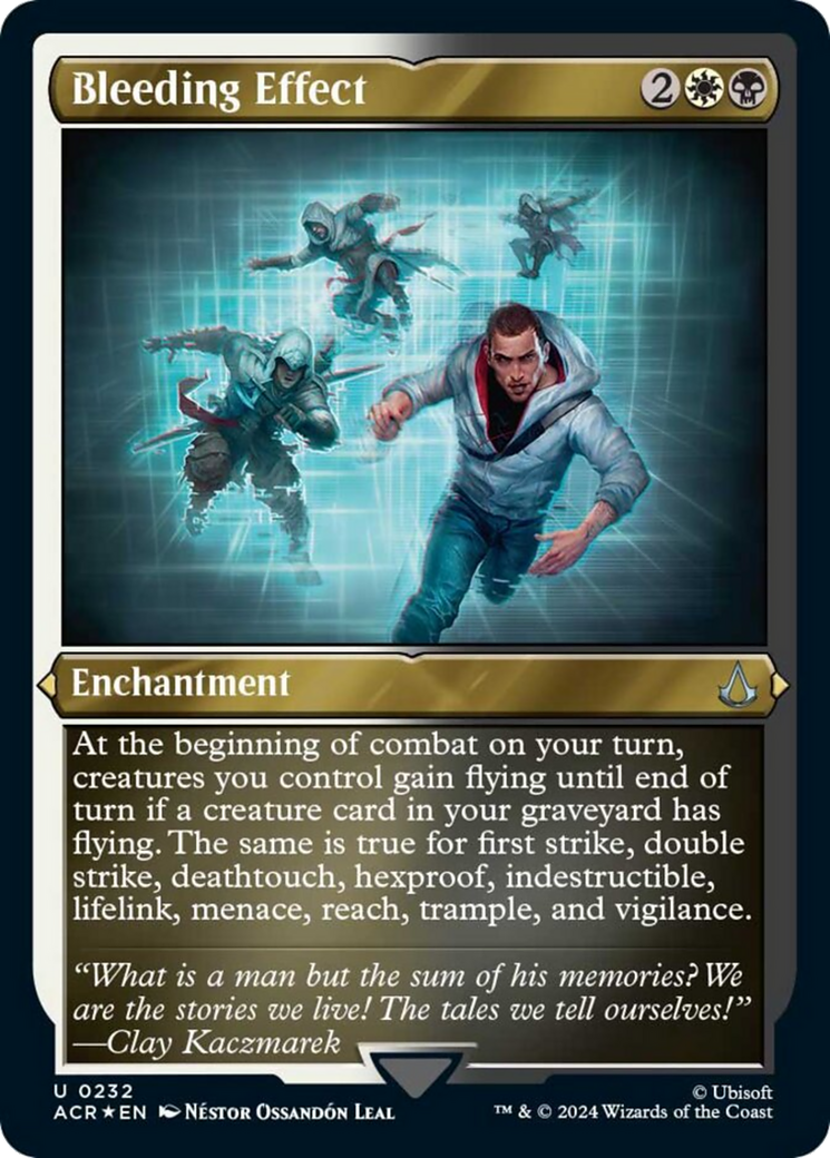 {C} Bleeding Effect (Foil Etched) [Assassin's Creed][ACR 232]