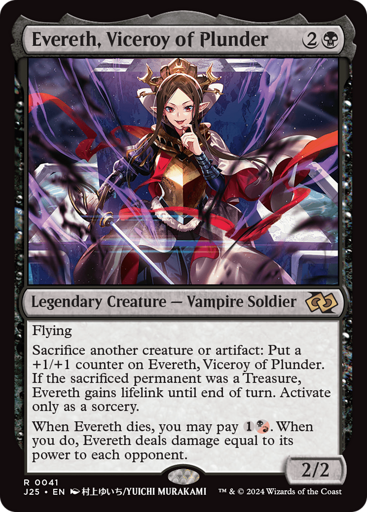 {R} Evereth, Viceroy of Plunder (Anime) [Foundations Jumpstart][J25 041]